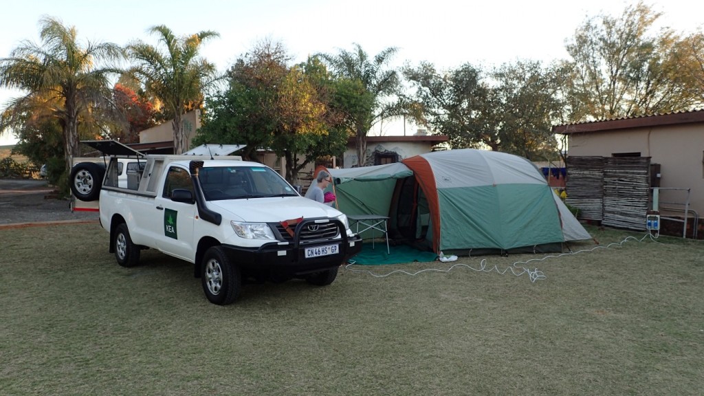 Camped at the Vanrhynsdorp caravan park.