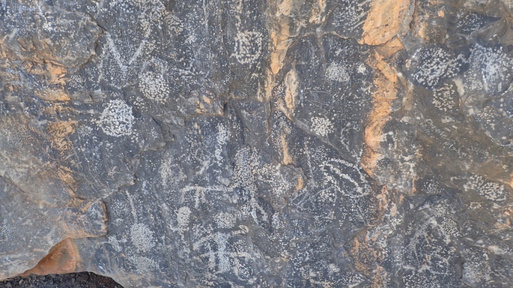 Petroglyphs thought to be at least 2000 years old