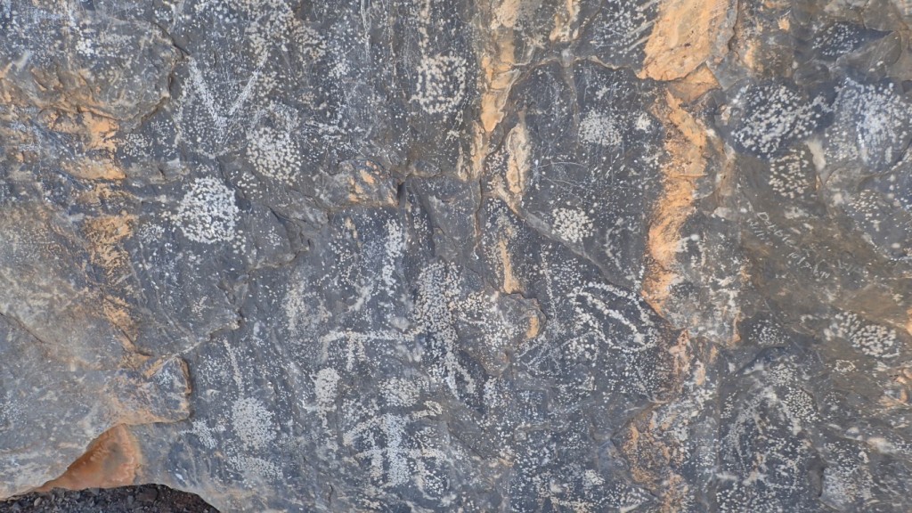 Petroglyphs thought to be at least 2000 years old