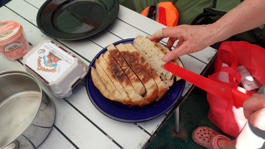 Judys camp made bread