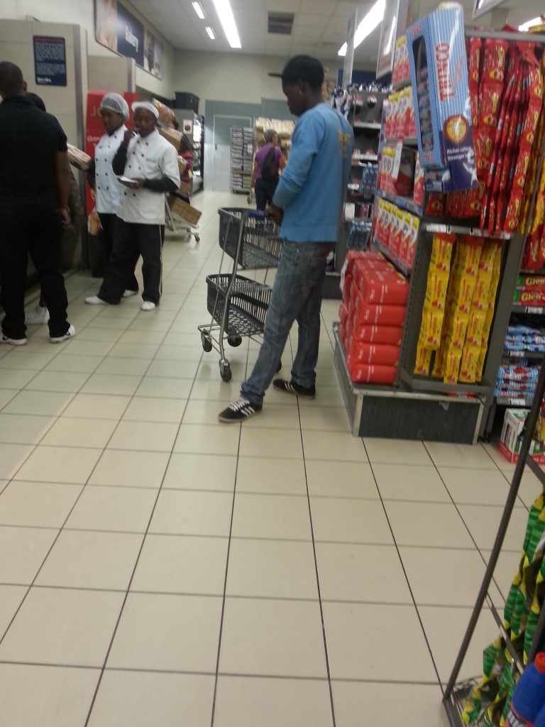 Shopping at Pick n Pay Supermarket Harrismith