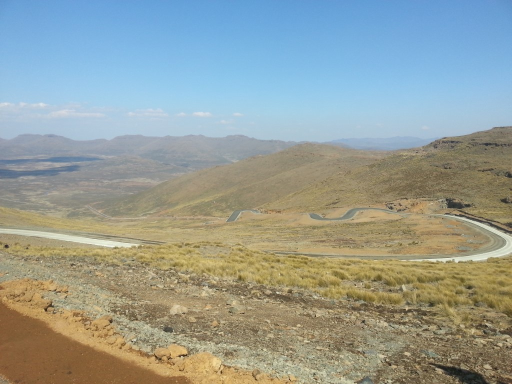 Looking back from Kotisephola pass