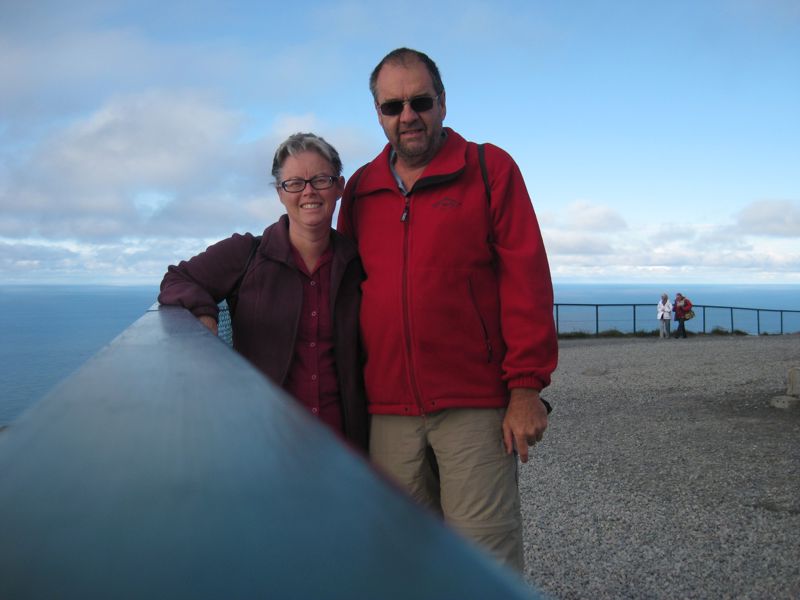 Judy and Greg at Nordkapp