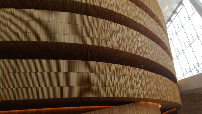 Timber Walls at the opera house